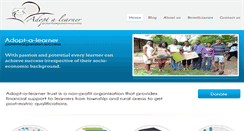 Desktop Screenshot of adopt-a-learner.com